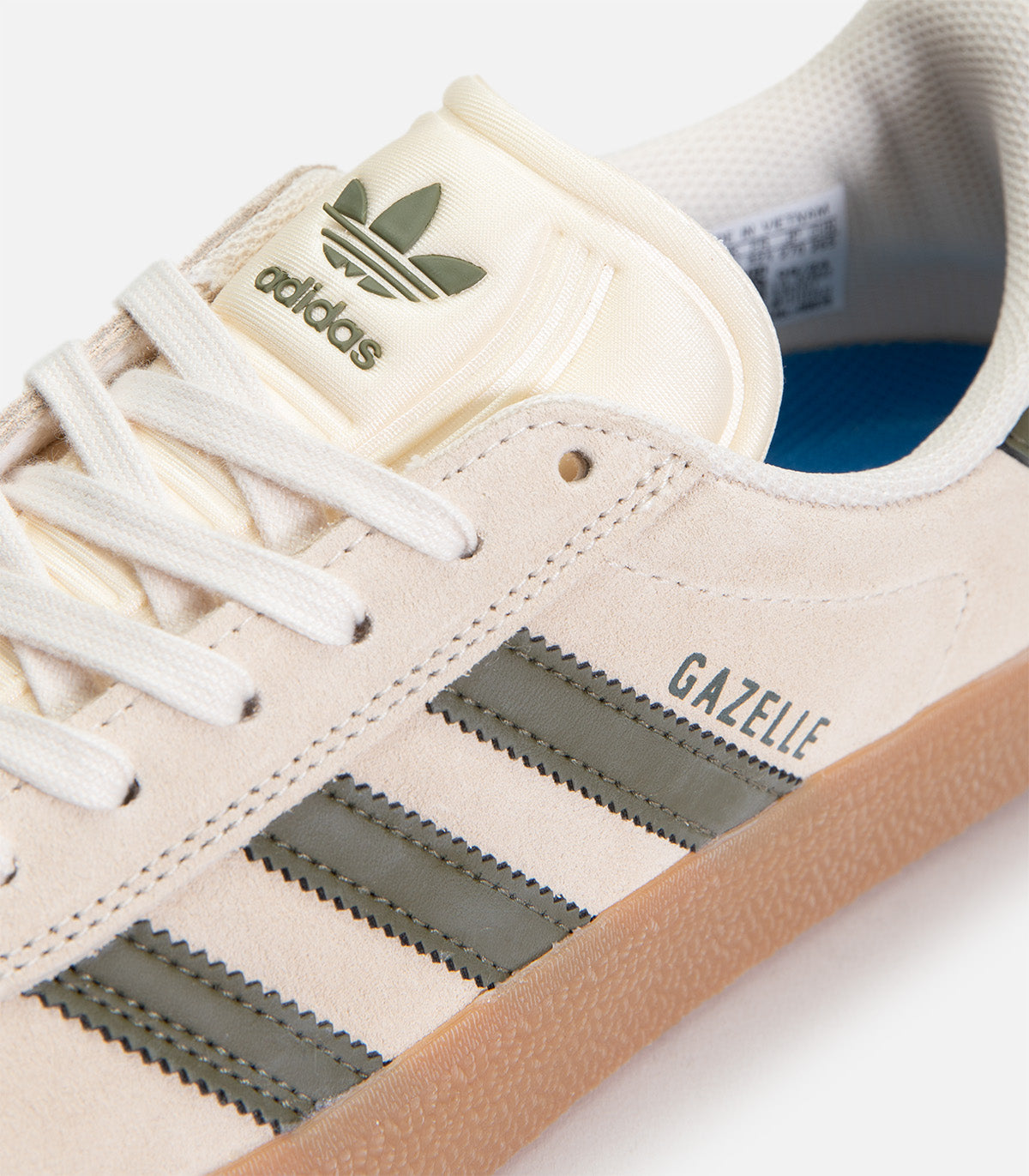 adidas gazelle silver green womens adidas Gazelle ADV Crystal White - Crystal White main image 1