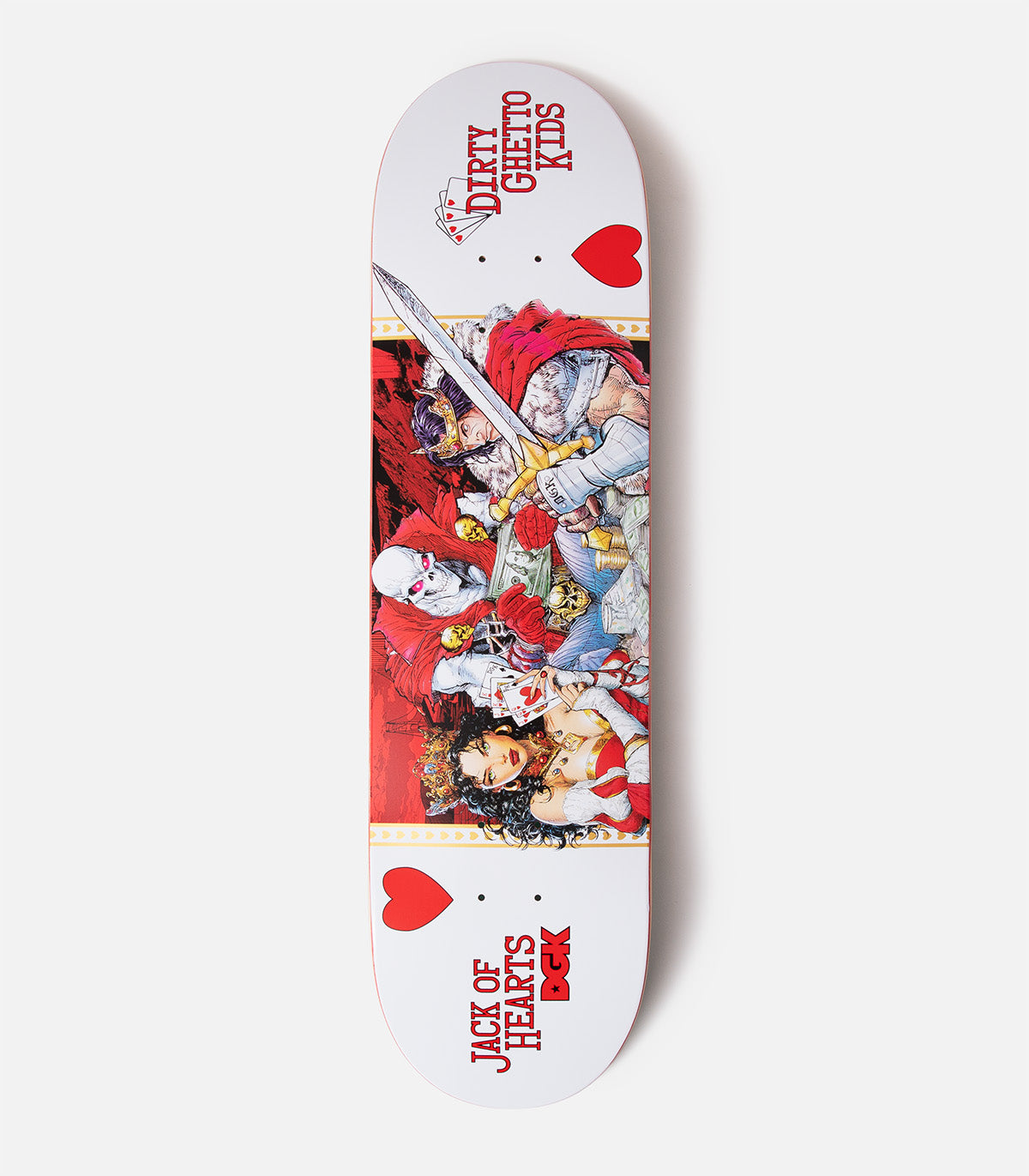 スケートボード DGK 2007 XXL Collection Jack Curtin DGK Jack Curtin Jack Of Hearts Deck – Atlas