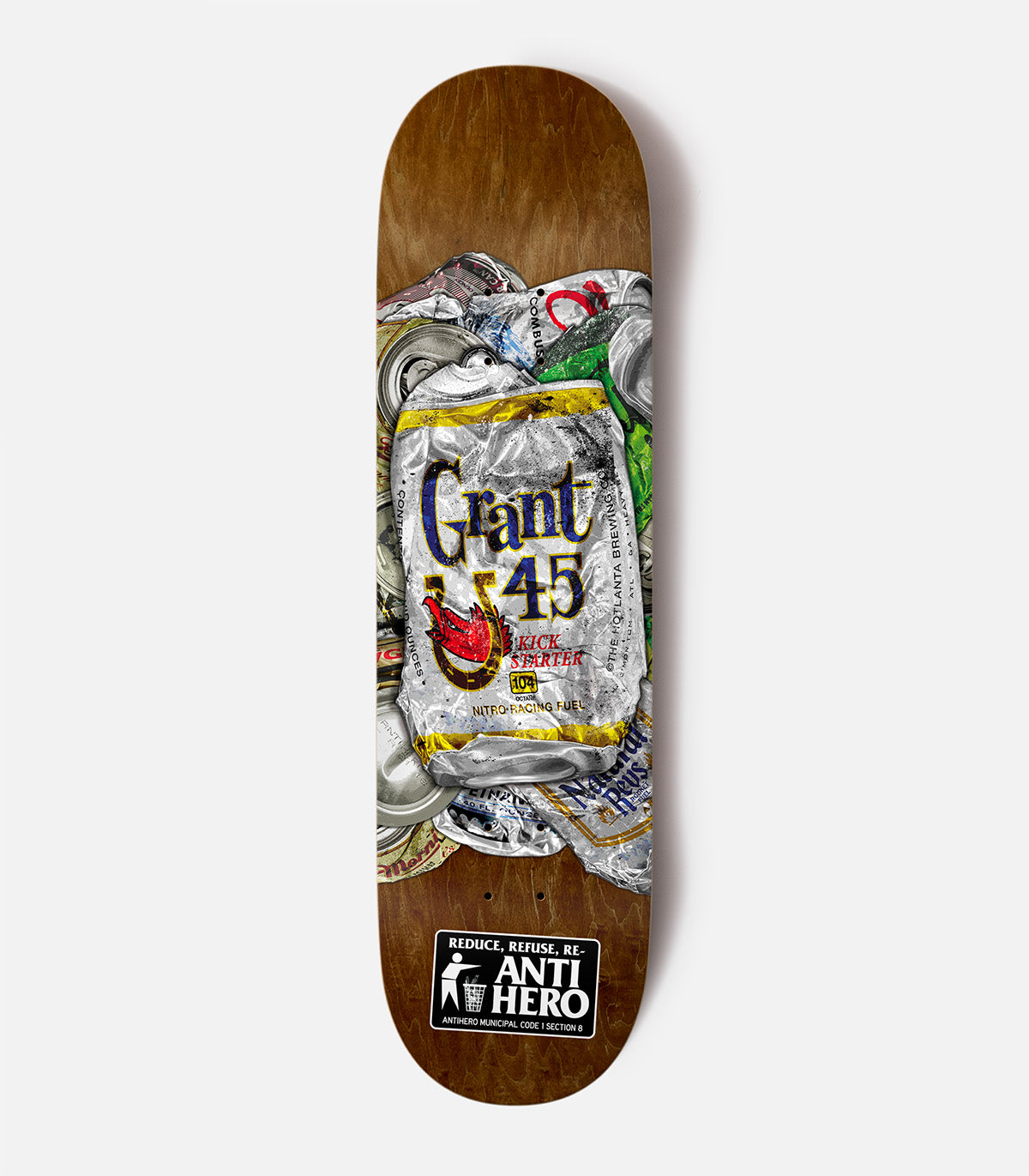 ANTIHERO GRANT'S スケートボード 49 LBS ANTIHERO（アンタイヒーロー） アンチヒーロー 8.32インチ スケボー