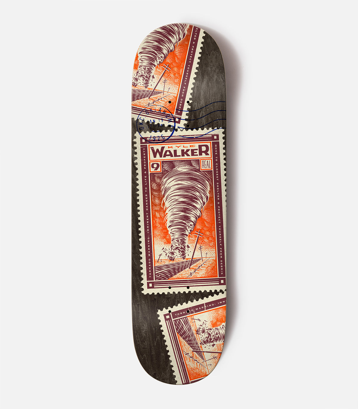 REAL Kyle Walker スケートボード Real Kyle Walker Airmail Deck – Atlas