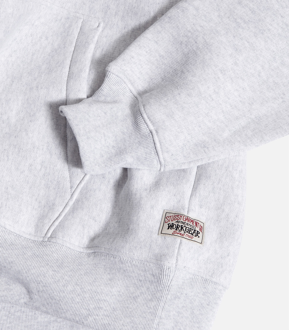 Stussy Fleece Raglan Hooded Sweatshirt – Atlas