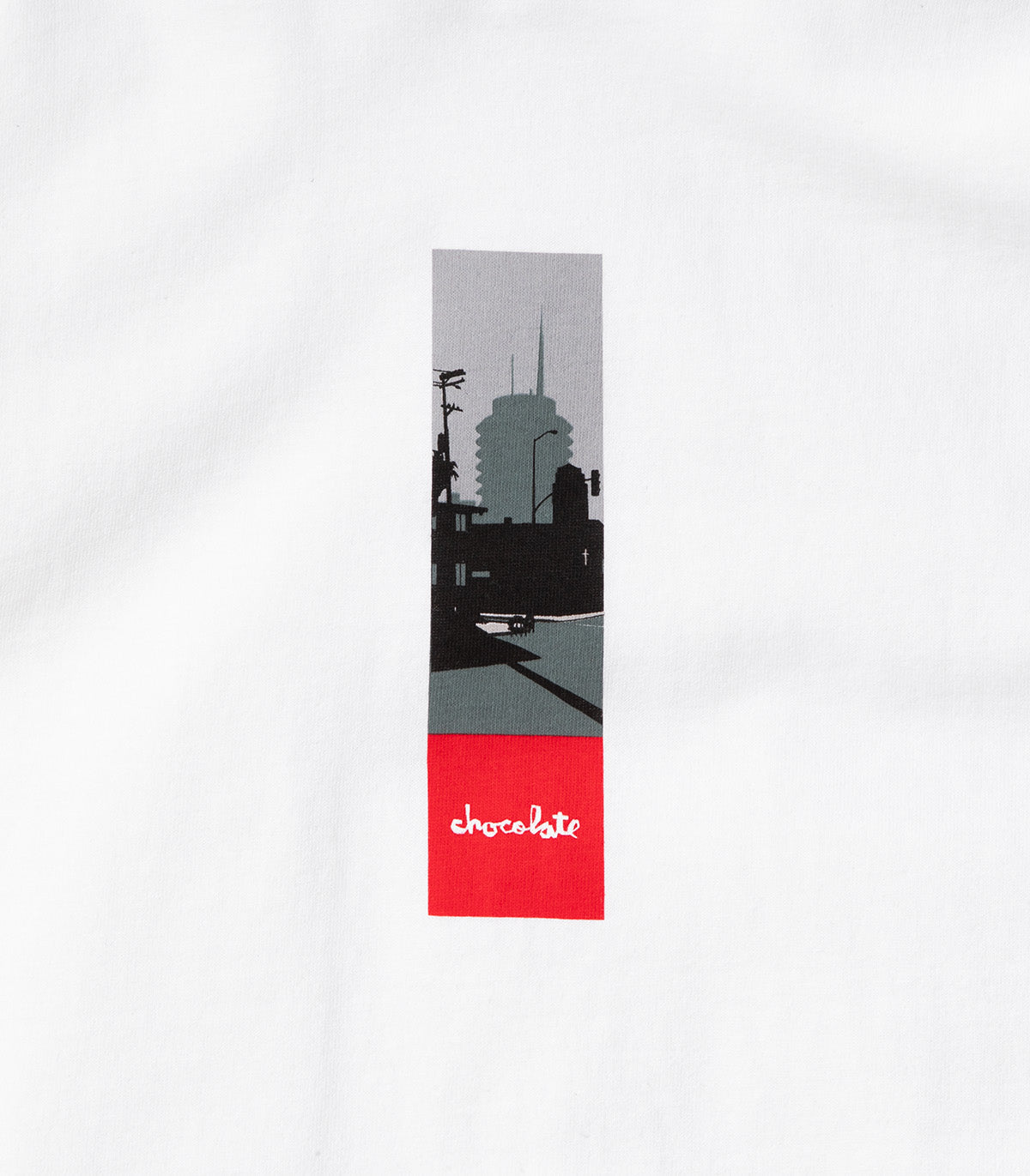Come Back Queen Cross Long Sleeve Tee - White/Chocolate Torte