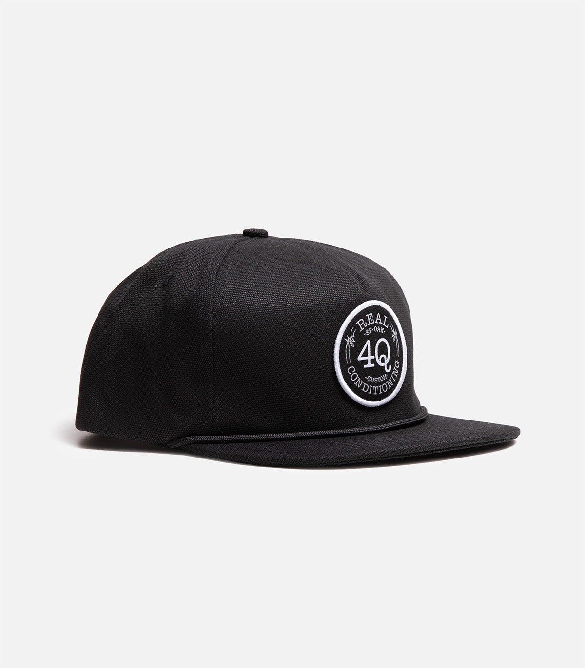 スケートボード REAL x 4Q CONDITIONING 5 PANEL HAT REAL x 4Q 5PANEL CAP | ブラック - HORRIBLE'S PROJECT｜HORRIBLE'S