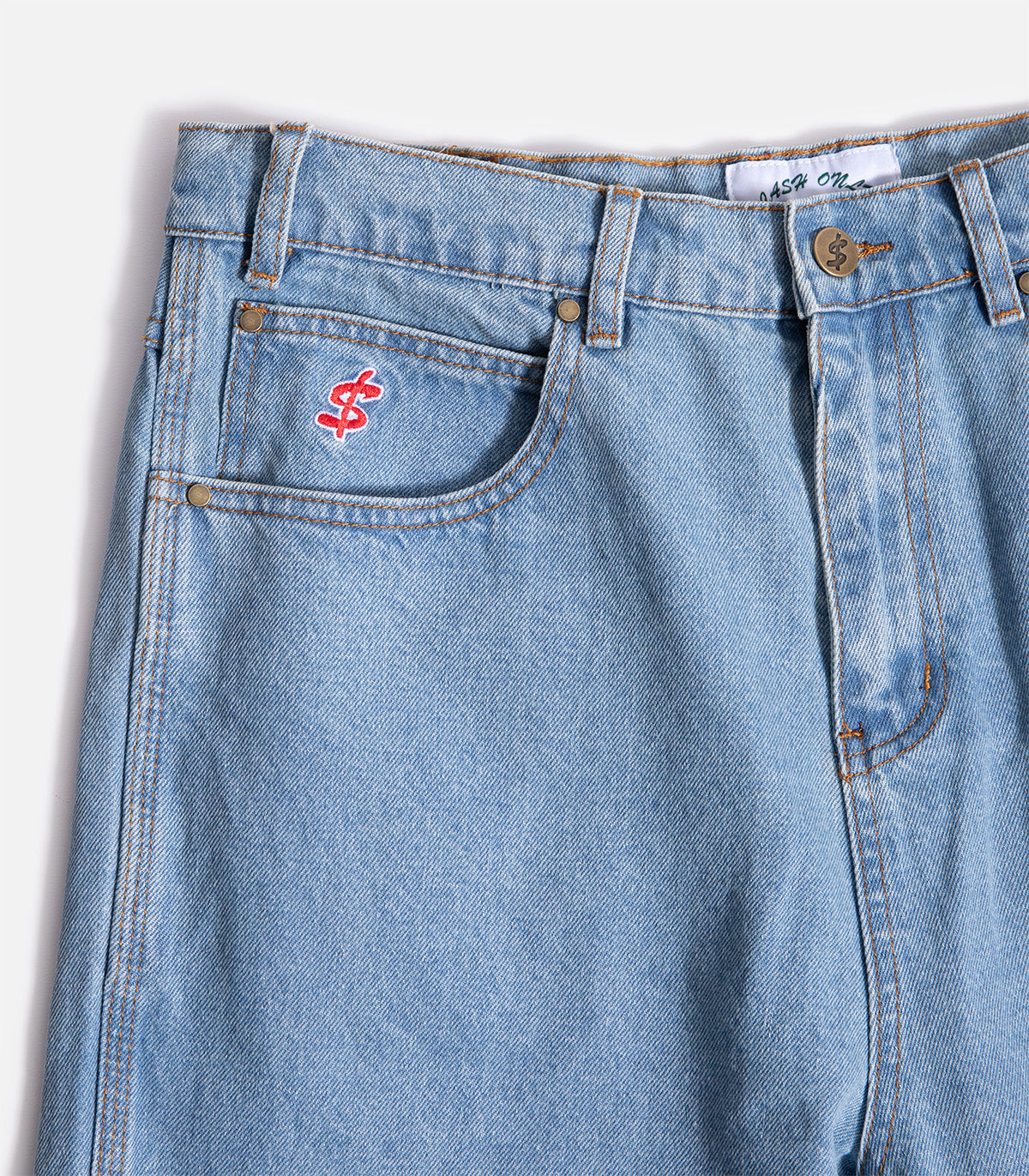 Cash Only Logo Denim Shorts – Atlas