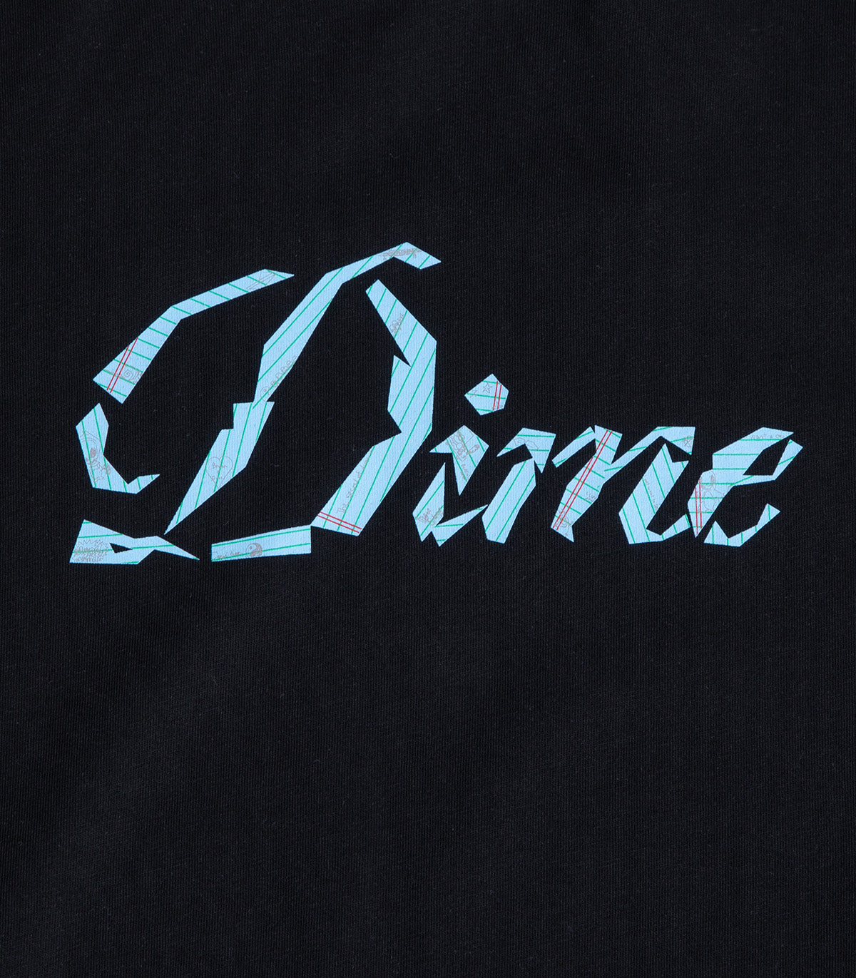 Dime tシャツスターチムsupremeパスポートパレスswagかっこいい Dime Cursive Paper Cut T-Shirt – Atlas