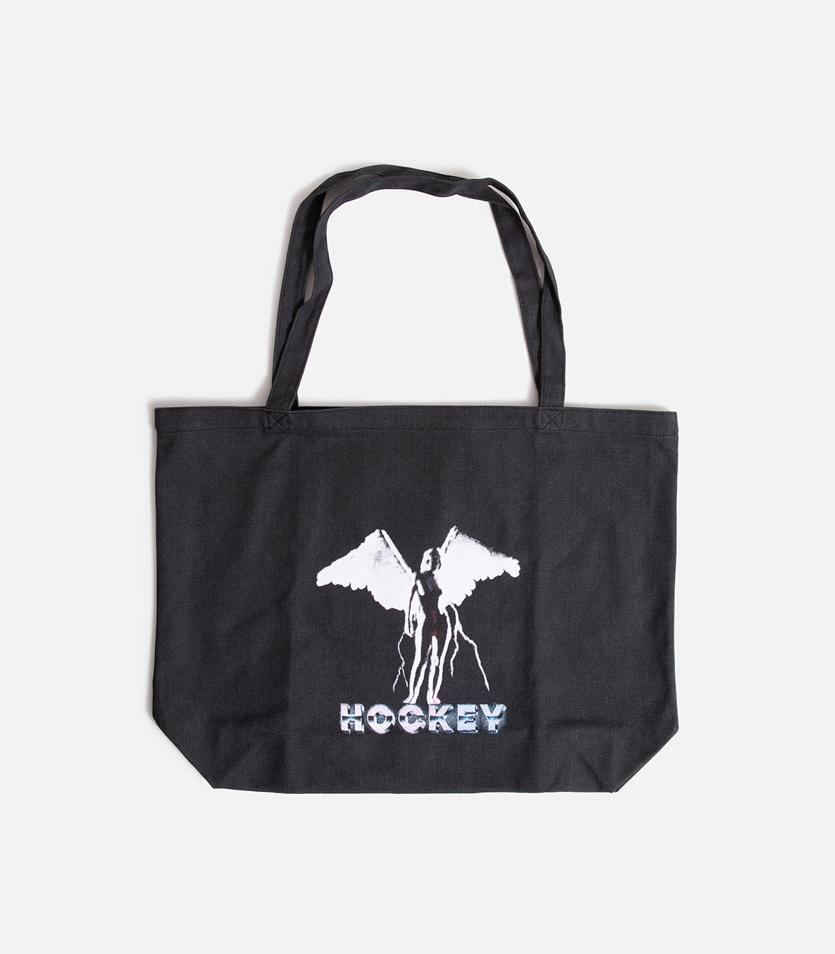 ミュージシャン GOD ONLY KNOWS ANGEL LOGO TOTE BAG BLACK Hockey Angel Tote Bag – Atlas