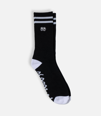 Krooked Eyes Embroidered Socks