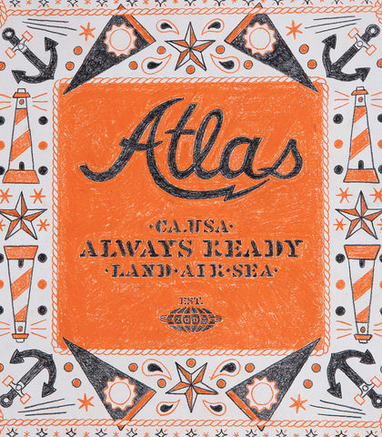 Allister Lee Original Bandana Heart Tour Art Piece