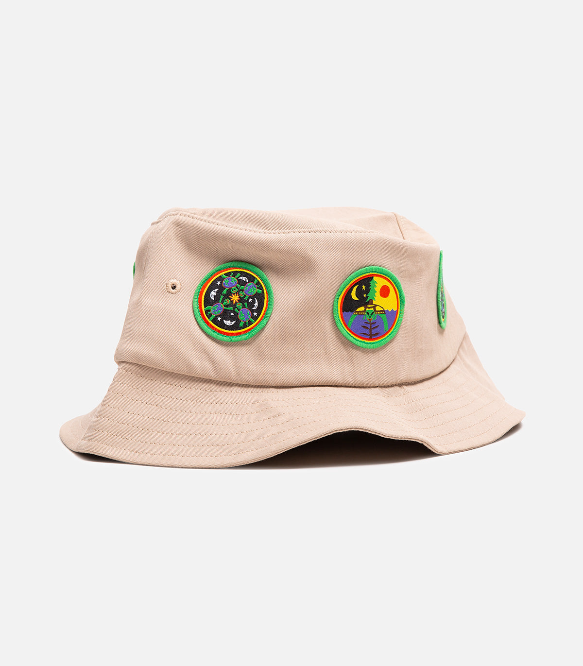 Turtle Island Mind Expansion TIME Patches Bucket Hat