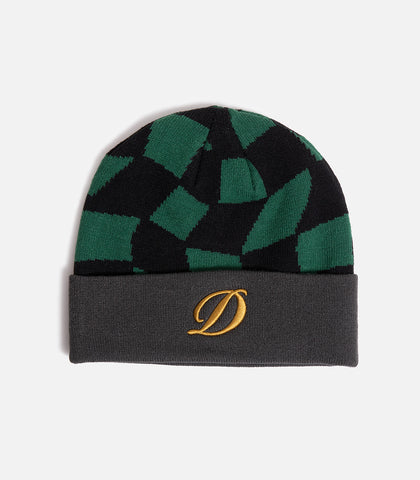 Dime D Checkered Cuff Beanie