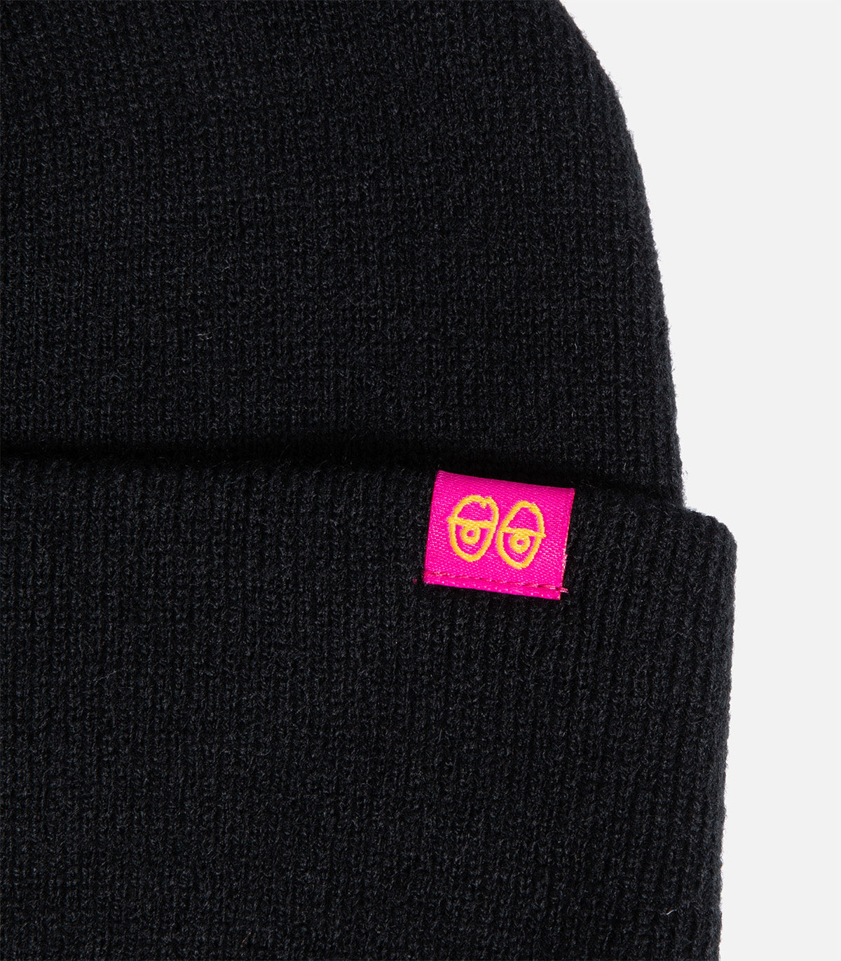 Krooked Eyes Clip Cuff Beanie