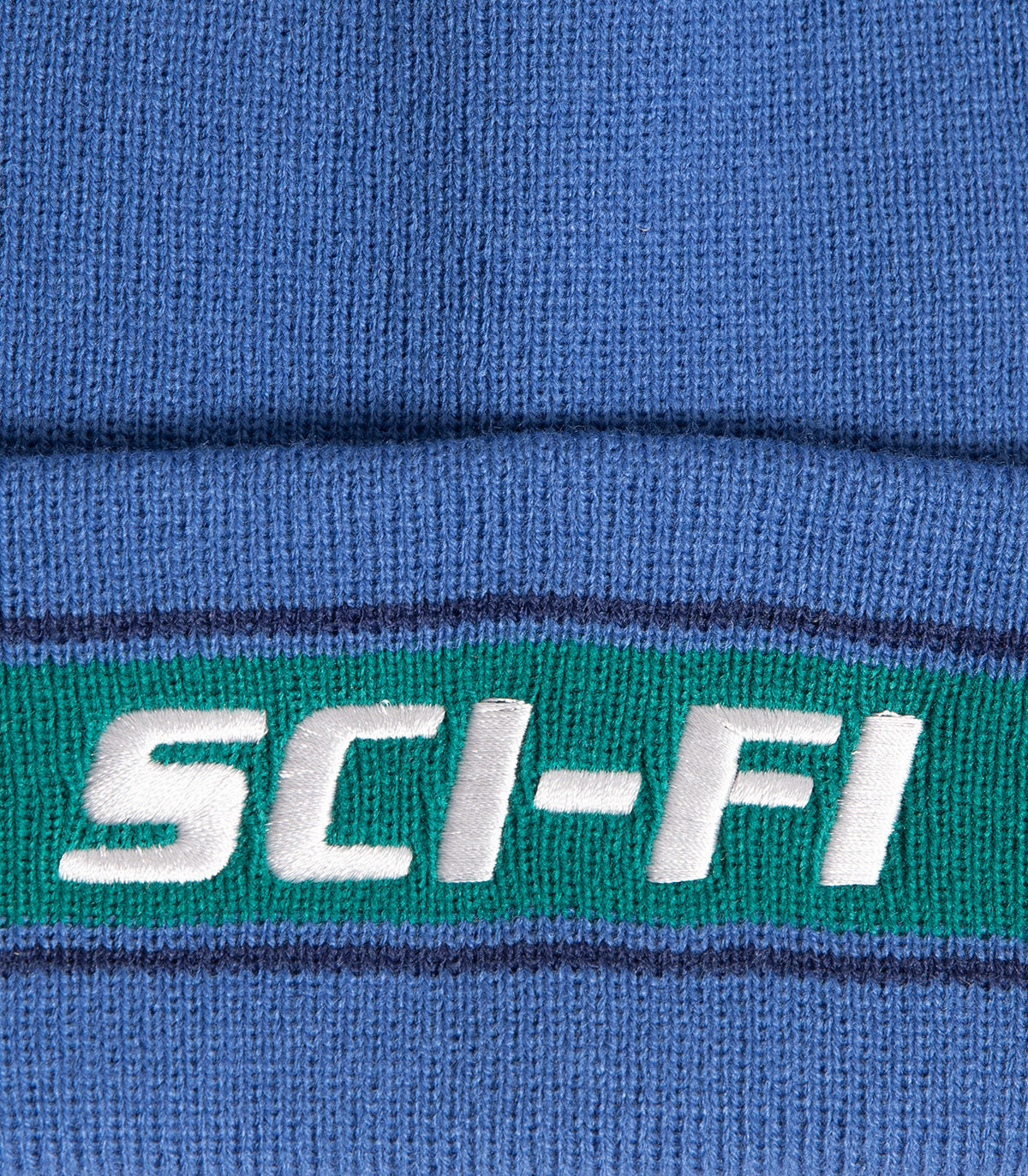 Sci-Fi Fantasy Stripe Fold Logo Beanie