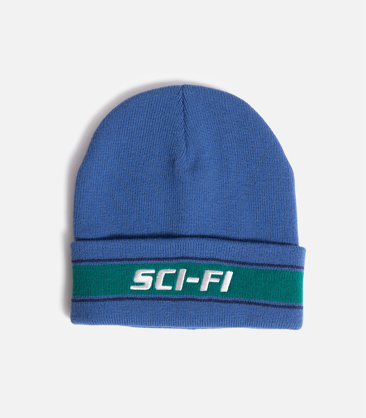 Sci-Fi Fantasy Stripe Fold Logo Beanie