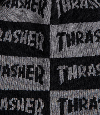 Thrasher Mag Checkered Beanie