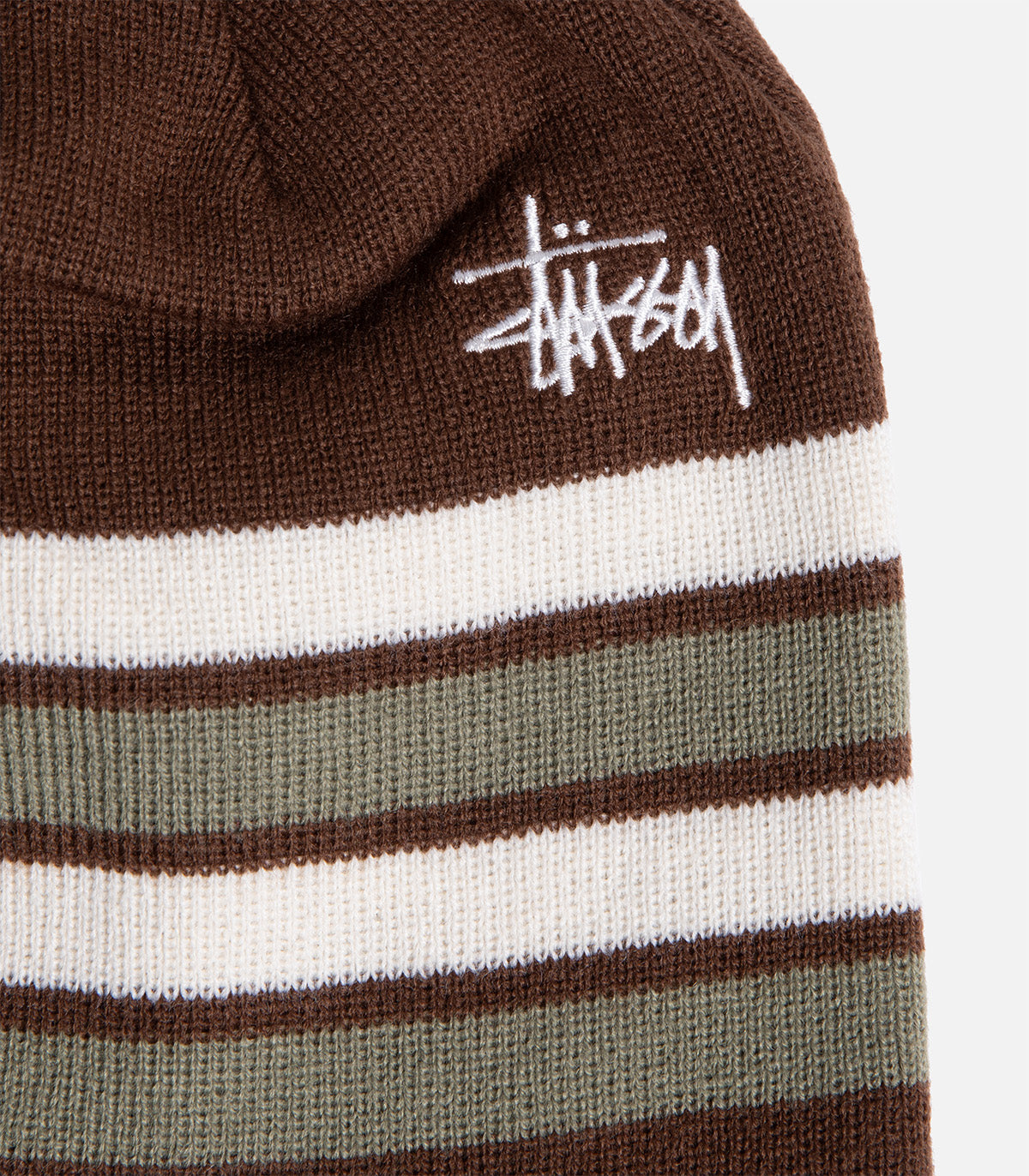 Stussy Basic Striped Skullcap Beanie