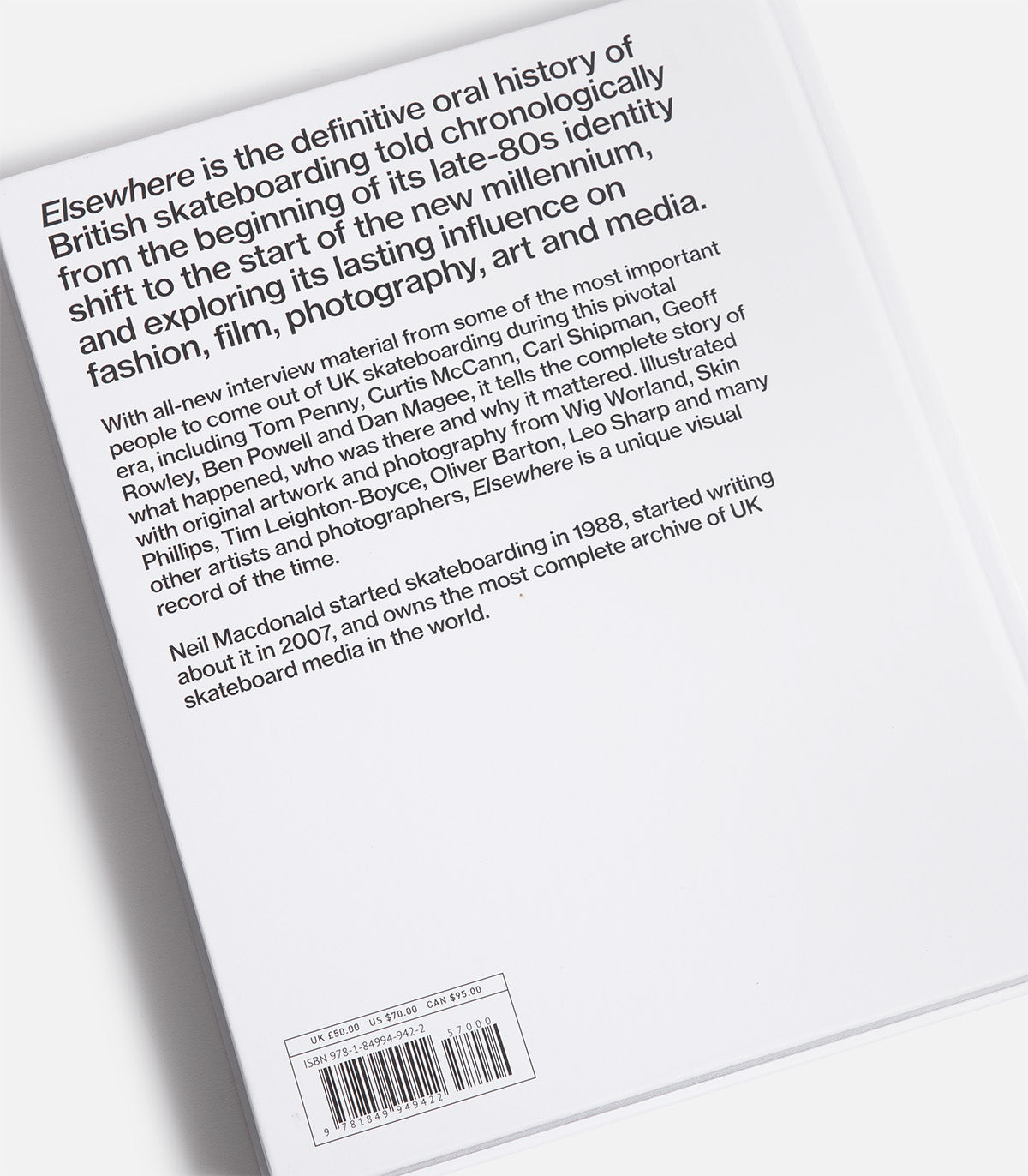 Elsewhere: The Story of UK Skateboarding 1987-2002 by Neil Macdonald