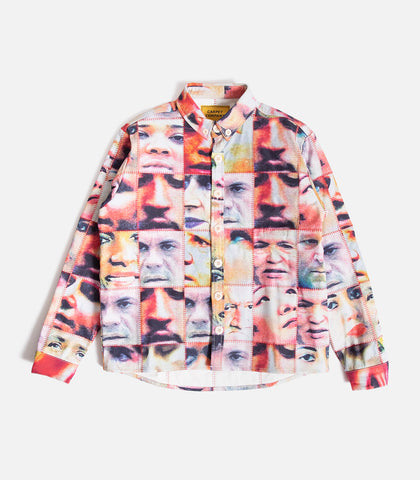 Carpet Tax Payer Patchwork Button Up Shirt