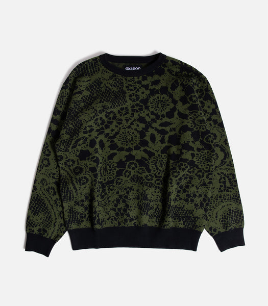 【GX1000】Jacquard Crewneckニット GX1000 Jacquard Laced Knit Sweater – Atlas