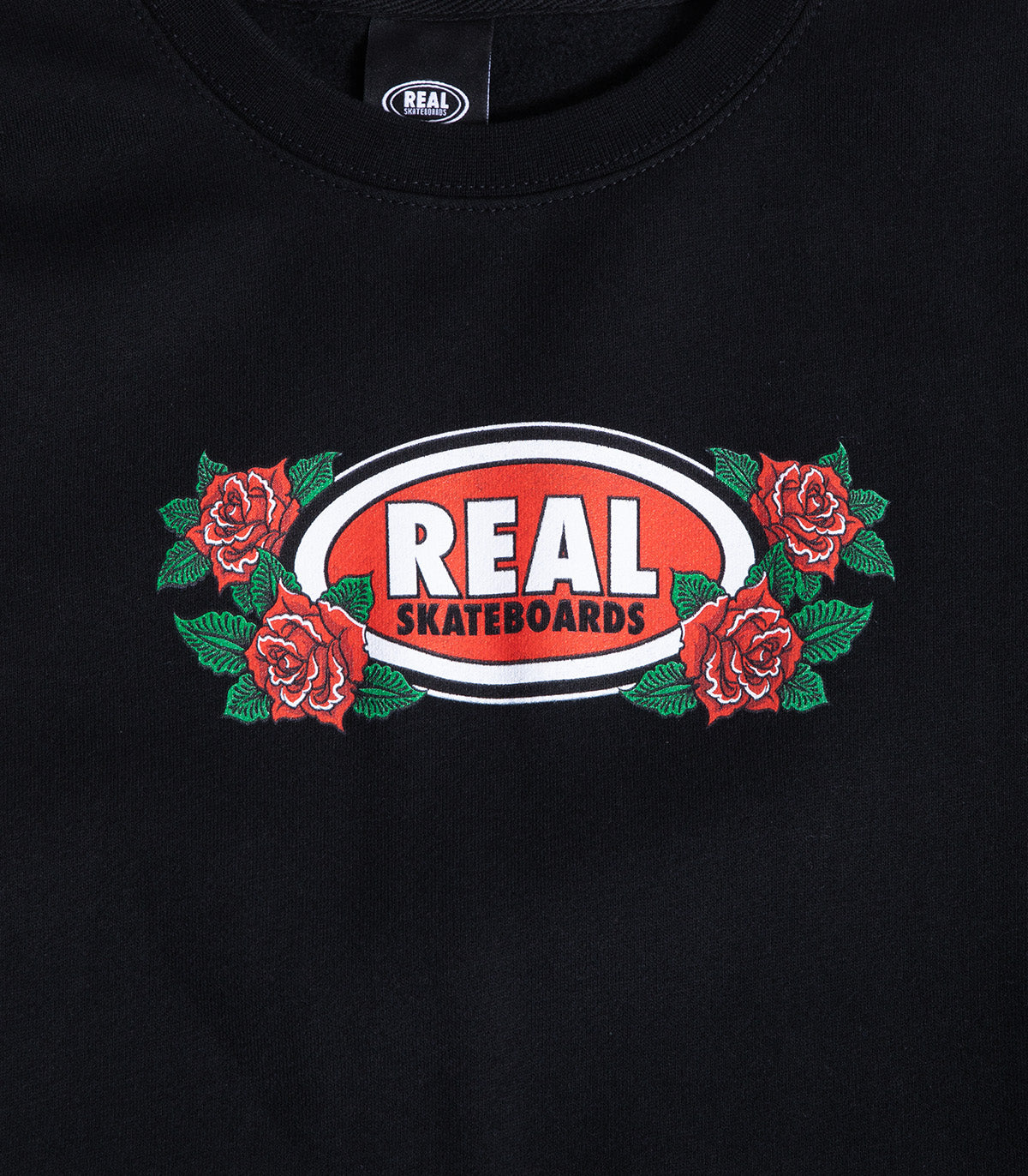 Real Rose Oval Crewneck Sweatshirt