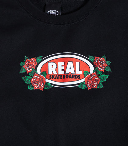 Real Rose Oval Crewneck Sweatshirt