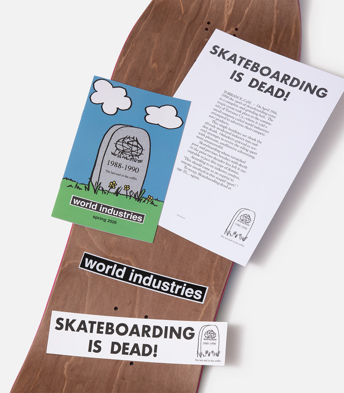World Industries Skateboarding Is Dead EX7 Deck