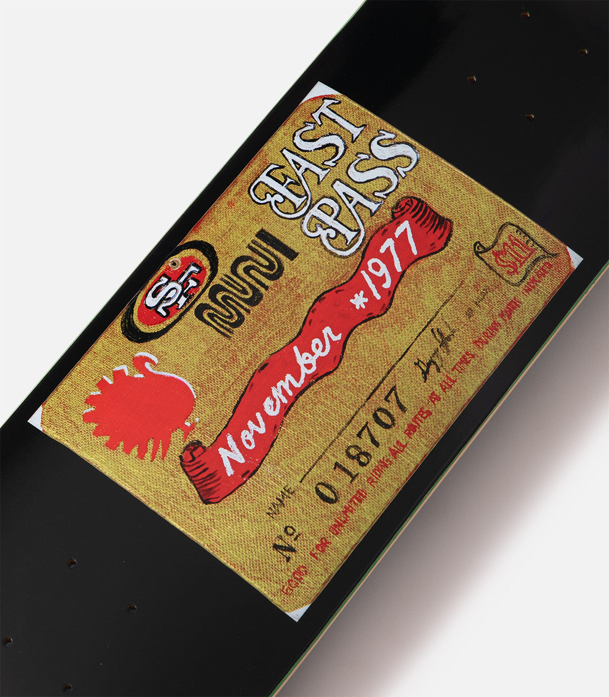 Snack Roger Krebs Fast Pass November 1977 Deck