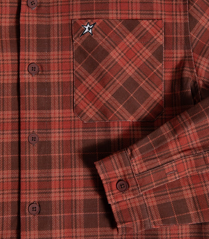 Carpet Plaid Denim Button Up Shirt