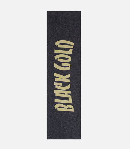 Black Gold Arch Text Griptape