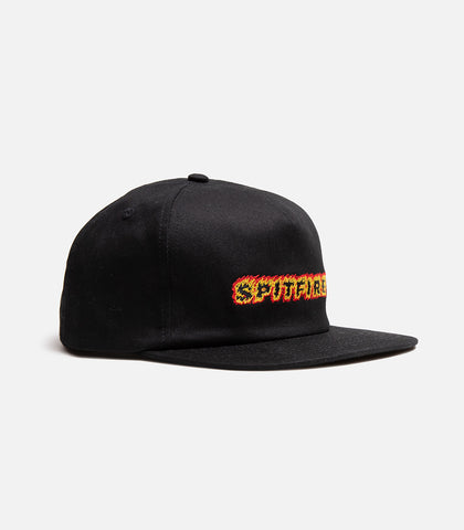 Spitfire Flames Script Snapback Hat