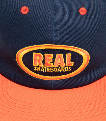Real Oval Embroidered Strapback Hat