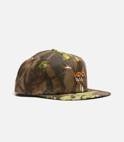 Krooked Eyes Camo Snapback Hat