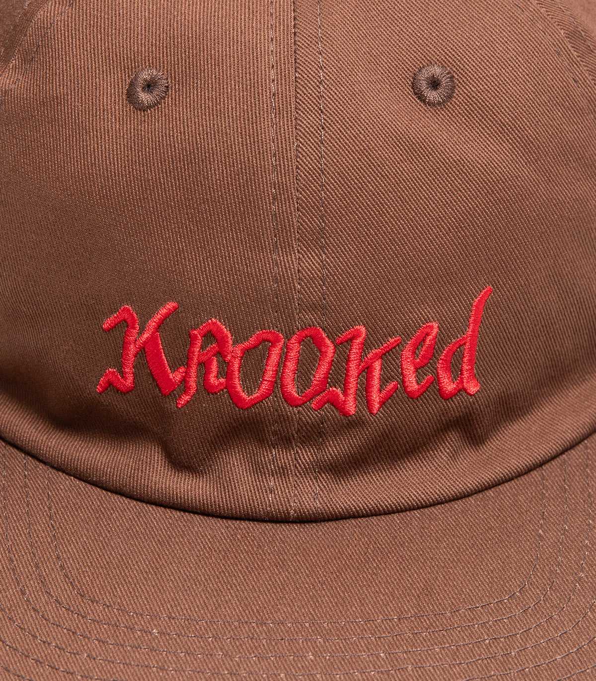 Krooked Double OK Script Strapback Hat