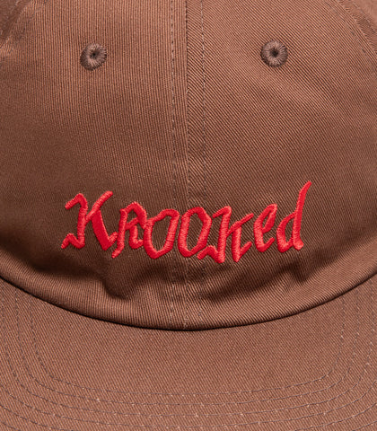 Krooked Double OK Script Strapback Hat