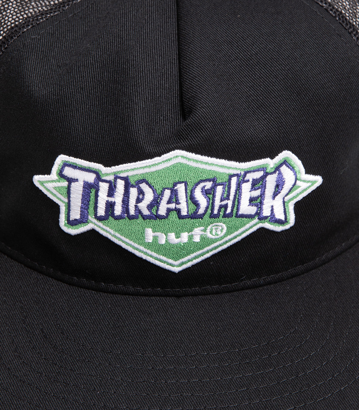 Huf X Thrasher Logo Twill Trucker Hat