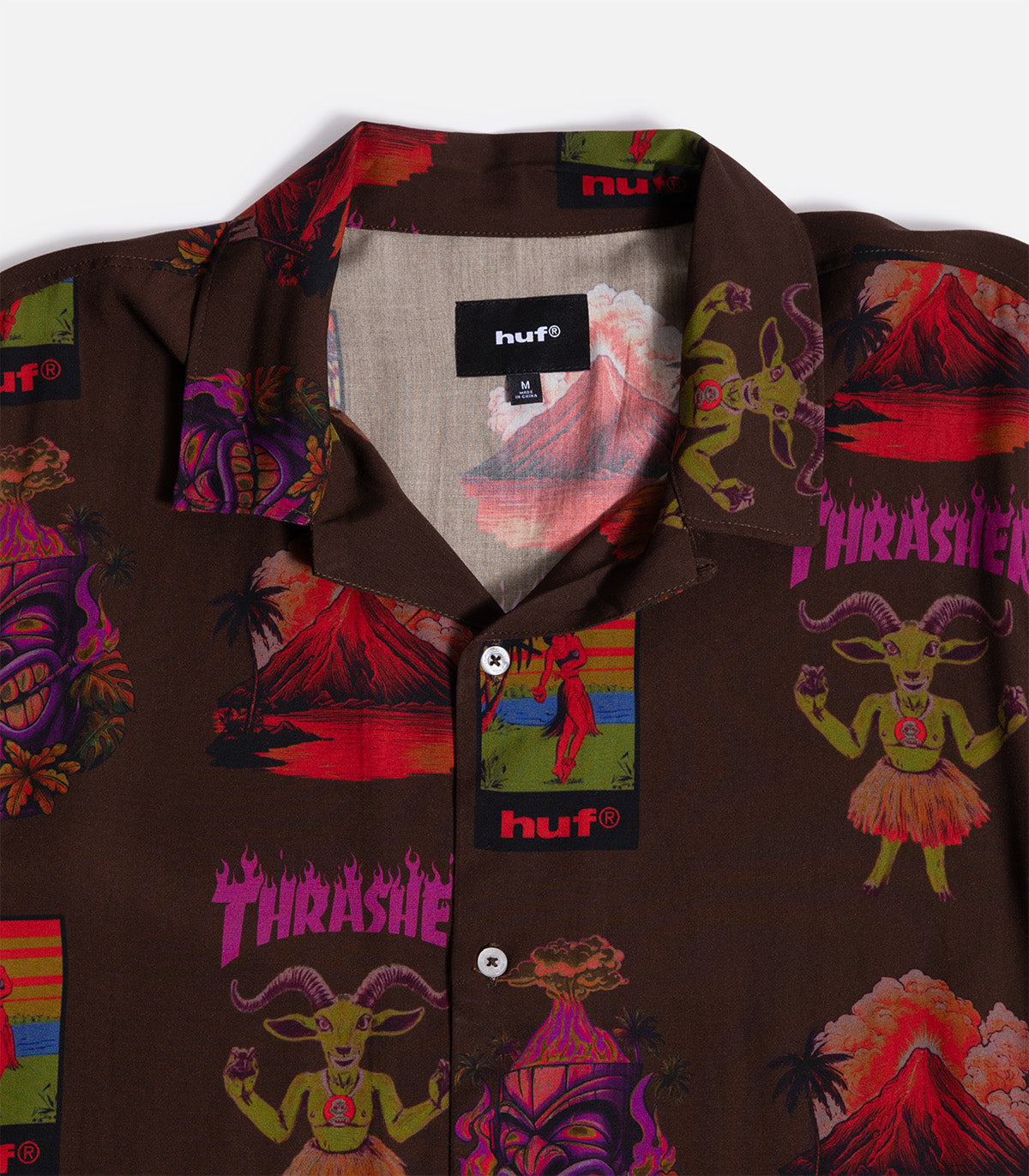Huf X Thrasher Hawaiian Shirt