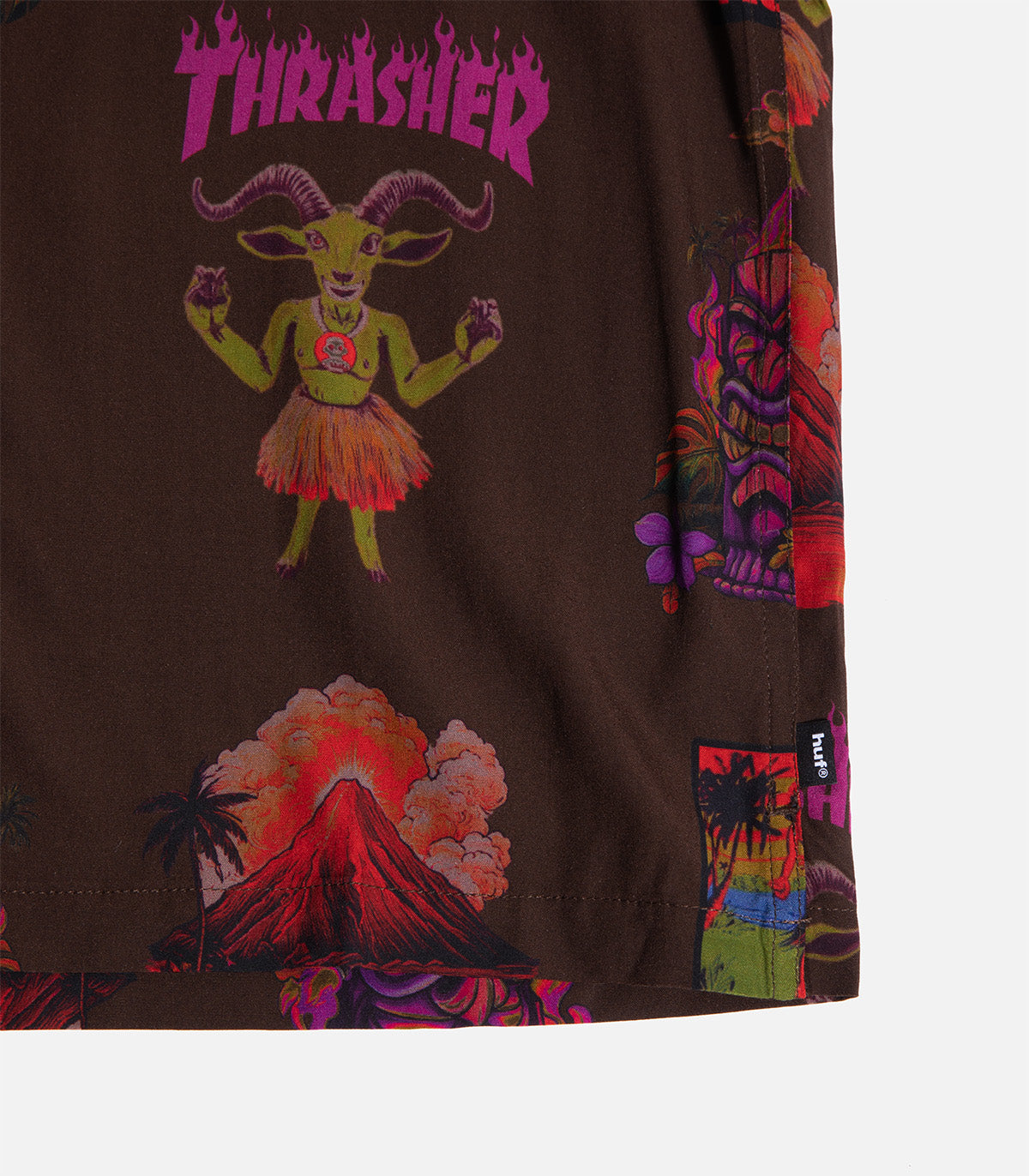 Huf X Thrasher Hawaiian Shirt