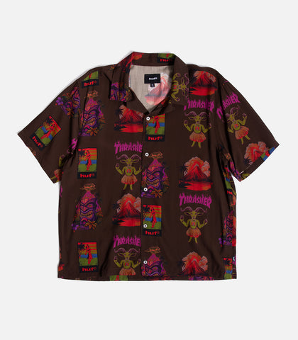 Huf X Thrasher Hawaiian Shirt