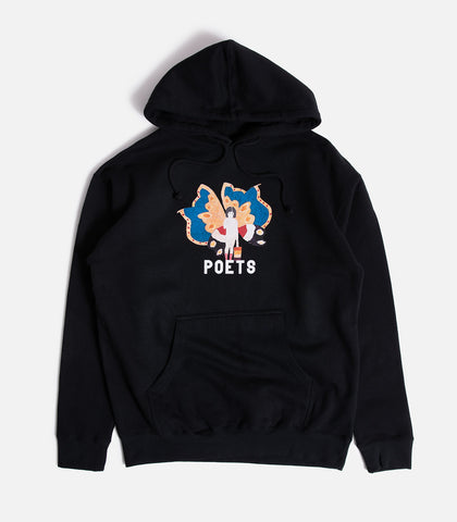 Poets Butterfly Girl Hooded Sweatshirt