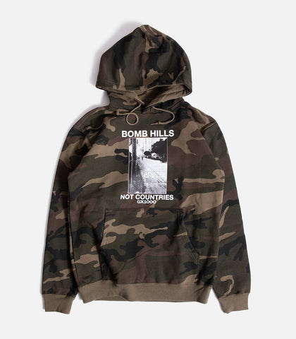 GX1000 Bomb Hills Not Countries Hooded Sweatshirt