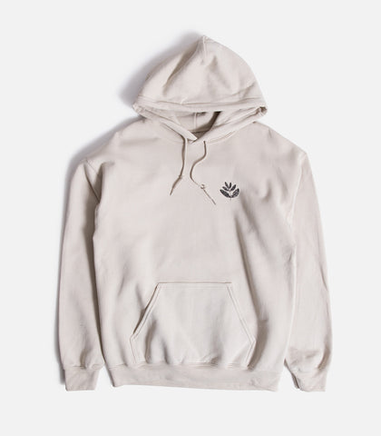 Magenta Feather Hooded Sweatshirt