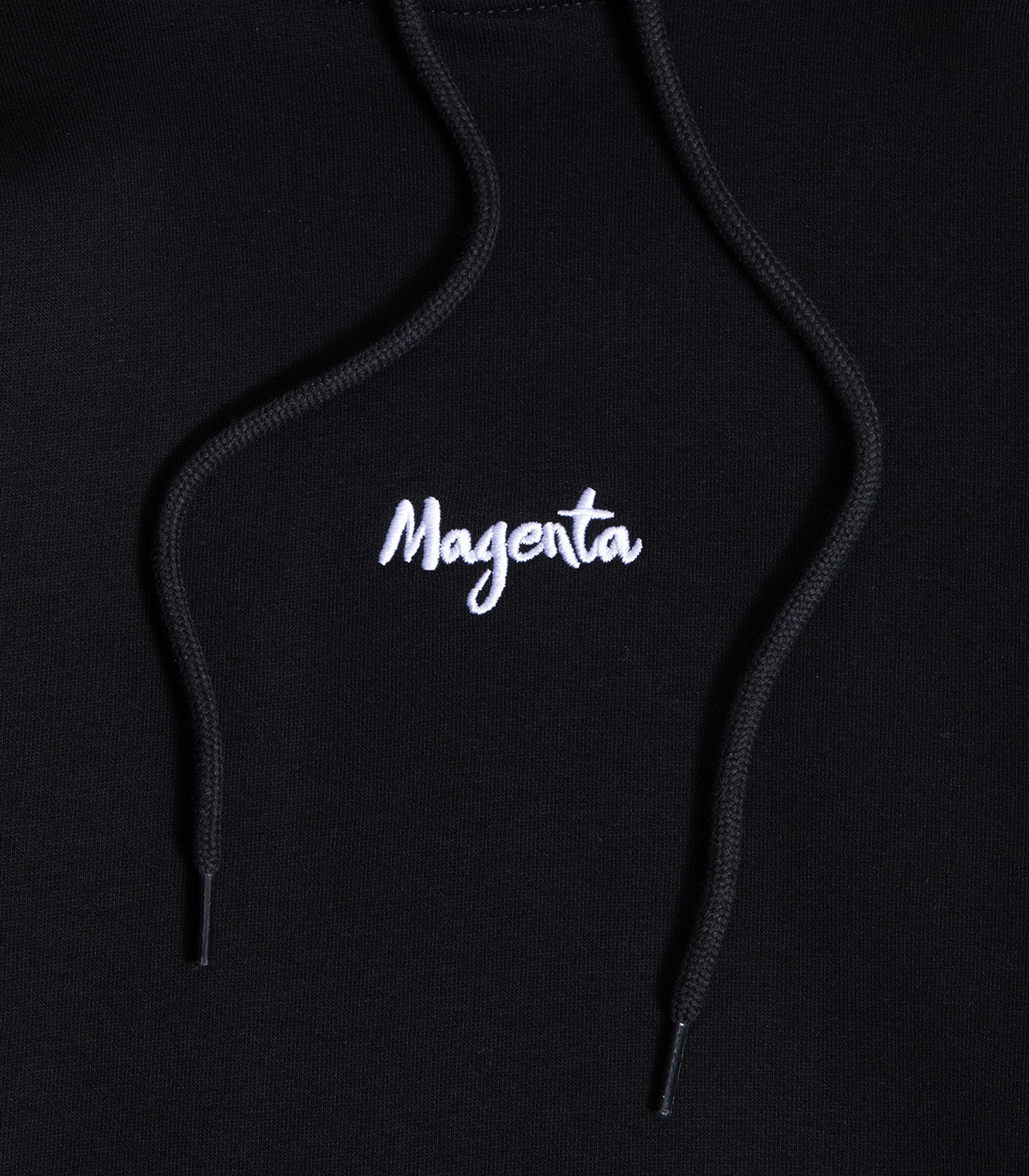 Magenta Script Hooded Sweatshirt