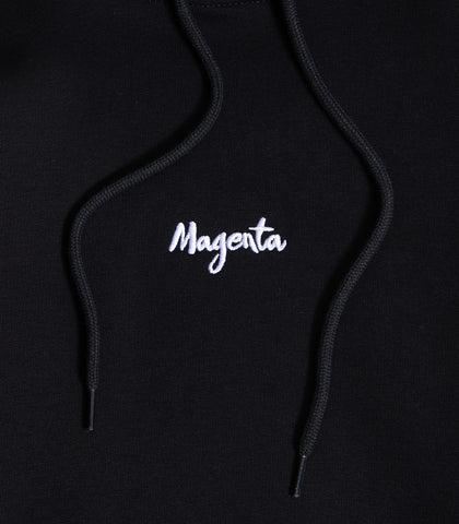 Magenta Script Hooded Sweatshirt