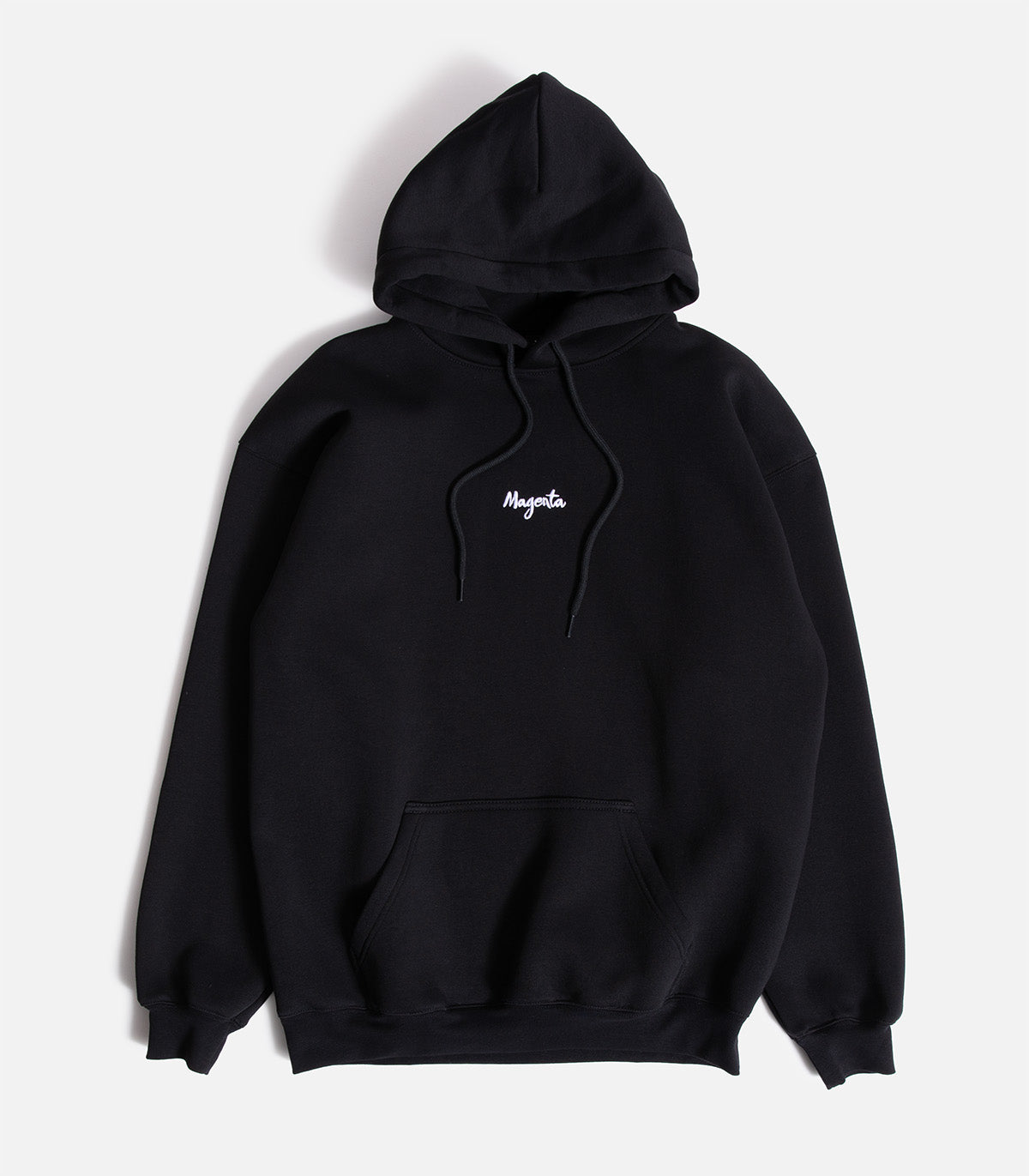 Magenta Script Hooded Sweatshirt