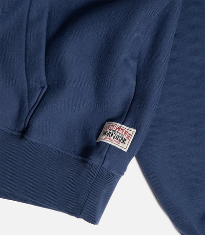 Stussy Raglan Zip Up Hooded Sweatshirt