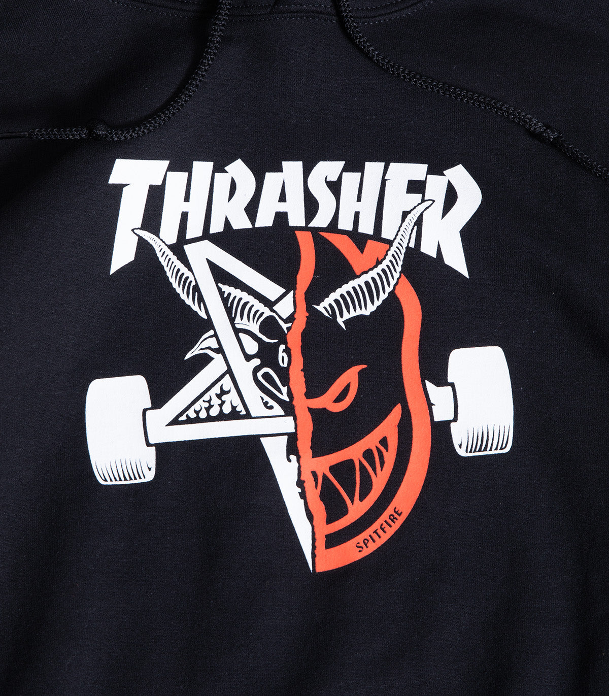 Thrasher X Spitfire Thrash & Burn Hooded Sweatshirt