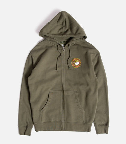 Antihero Eagle Round Zip Up Sweatshirt