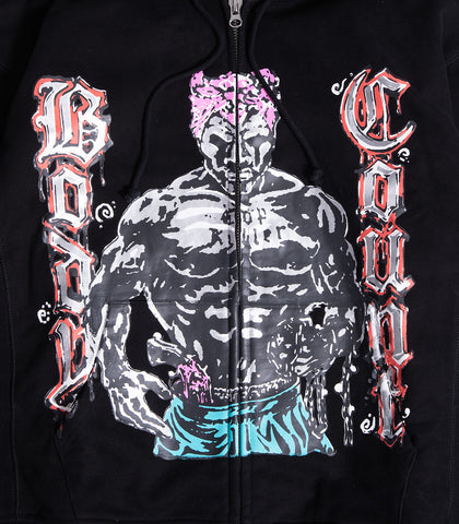 Carpet Bodycount Zip Up Hooded Sweatshirt