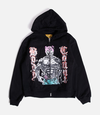 Carpet Bodycount Zip Up Hooded Sweatshirt