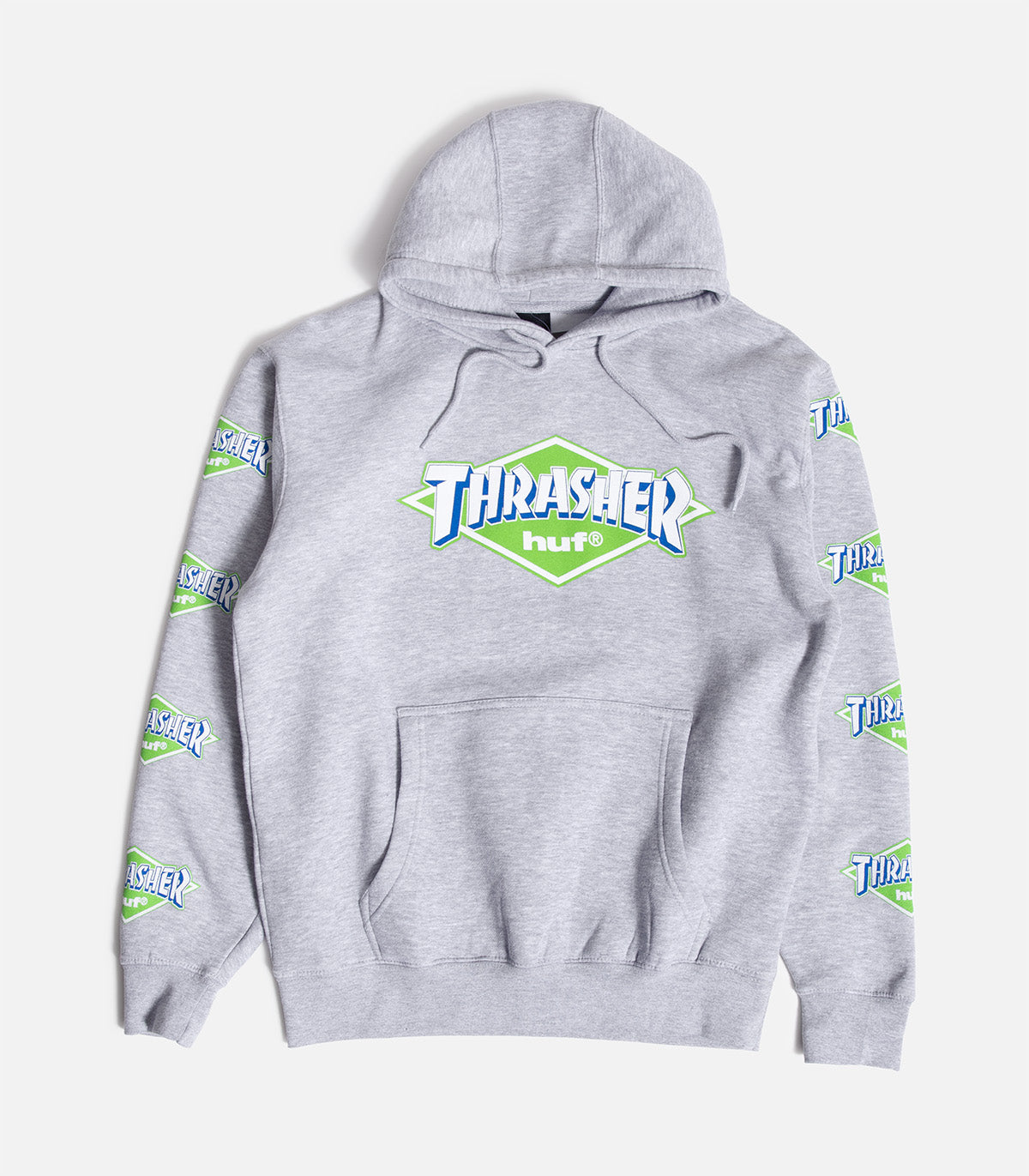 Huf X Thrasher Logo Hooded Sweatshirt