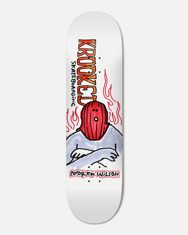 Krooked Andrew Wilson Fire Mask Deck